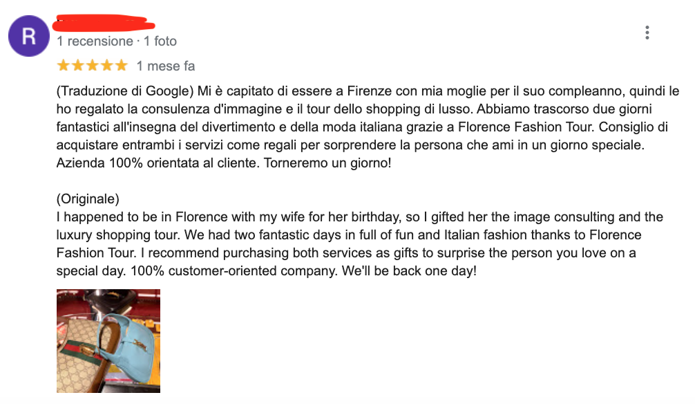 google-review-fft A Google review left by one of our lovely customers