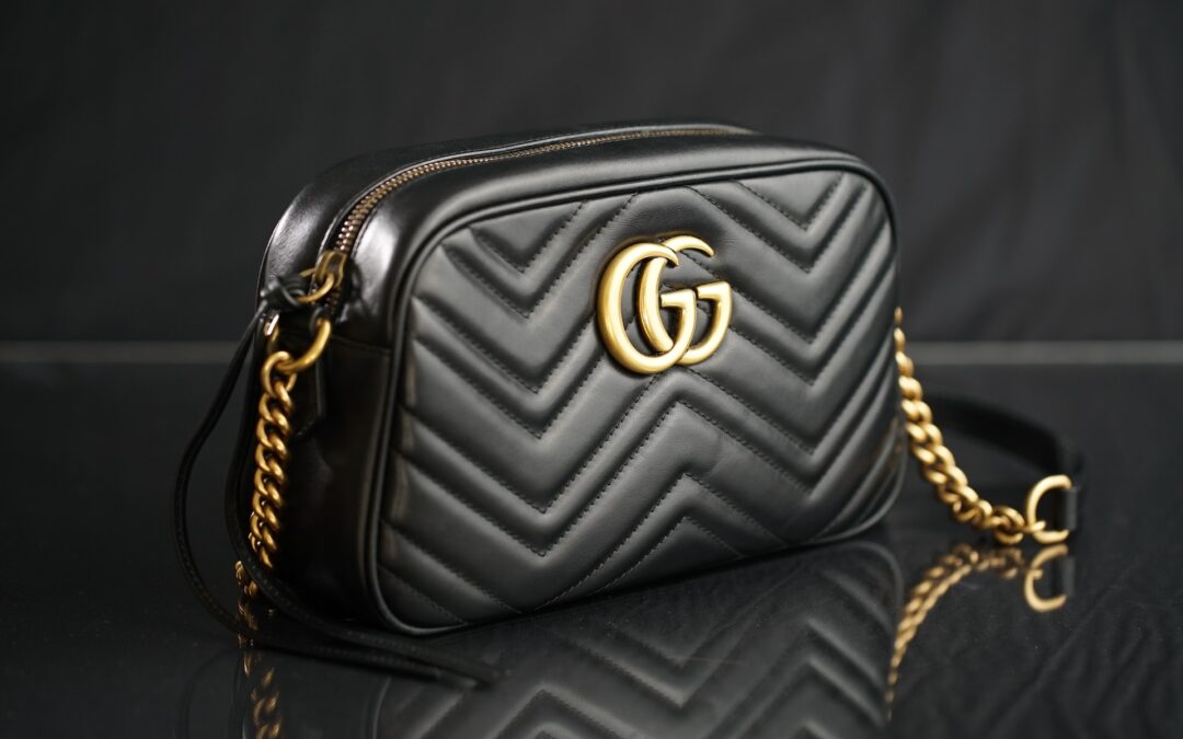 Gucci bag at a Florentine fashion outlet