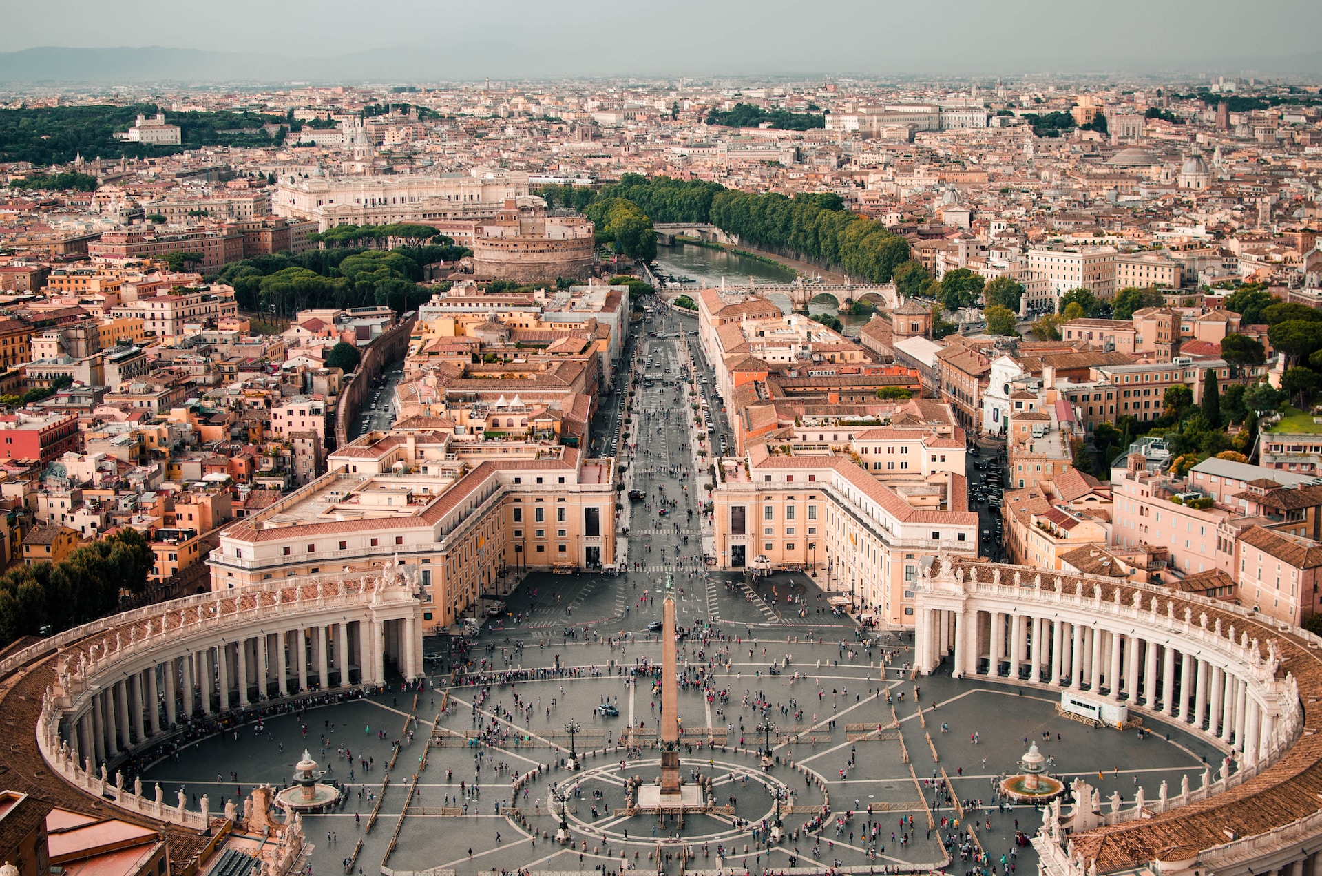 A view of Vatican city in Rome